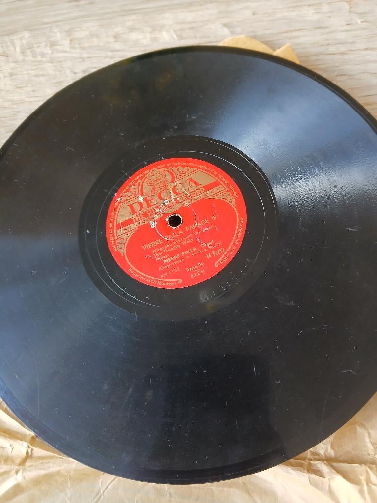 Bakelite bacelite lp., Ophalen, Voor 1960, Gebruikt, 12 inch