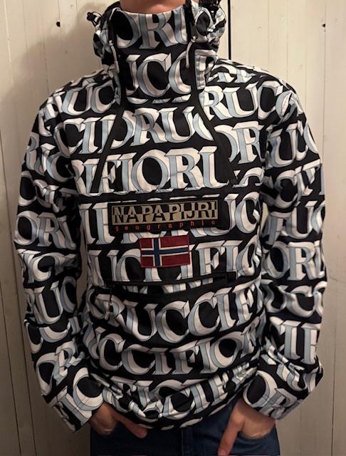 Jas Napapijri, Maat 52/54 (L), Blauw, Ophalen of Verzenden, Zo goed als nieuw