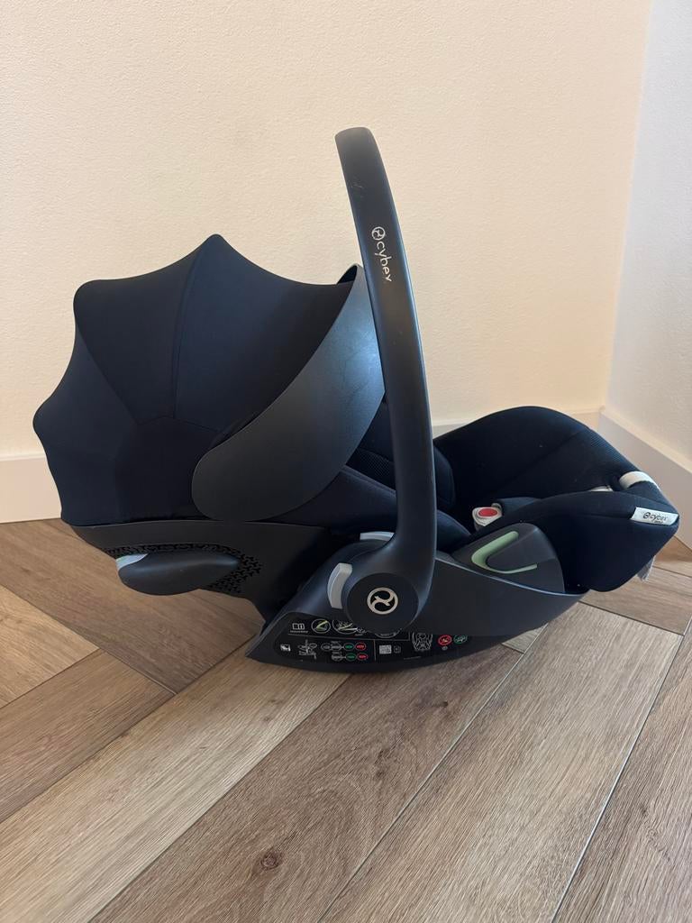 Cybex Cloud G Autostoel I-Size Plus - Moon Black, Zijbescherming, Zo goed als nieuw, Isofix, 0 t/m 13 kg