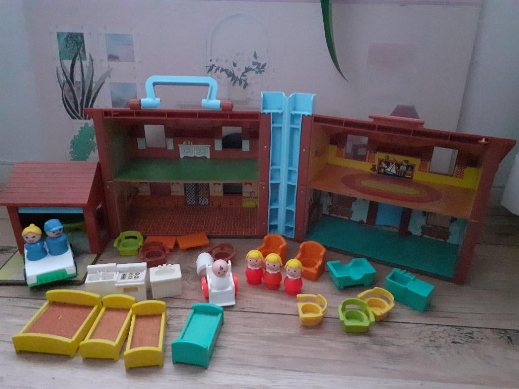 Fisher Price huis, Ophalen of Verzenden, Gebruikt, Speelset, Met geluid