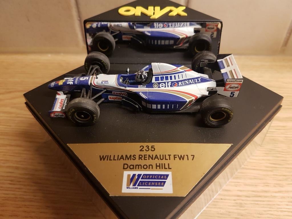 F1 Williams Renault fw17 Damon hill 1995, Ophalen of Verzenden, Zo goed als nieuw, Auto, Overige merken