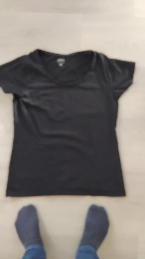 T shirt zwart dames Zeeman 46 valt kleiner, Kleding | Dames, Zwart, Maat 46/48 (XL) of groter, Ophalen of Verzenden, Zo goed als nieuw