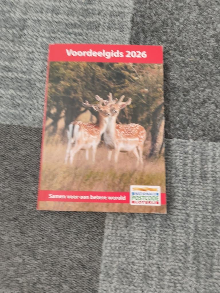 Voordeelgids 2026, Verzenden, Gelezen, Nationale postcode loterij