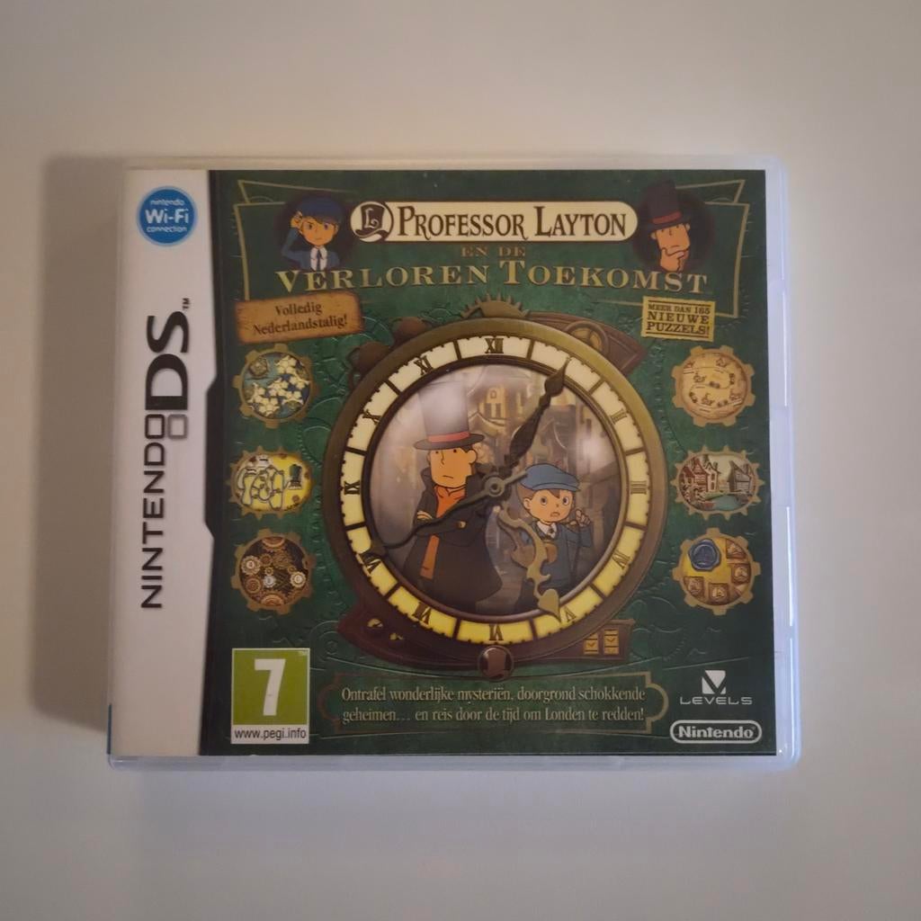 Professor Layton en de Verloren Toekomst Nintendo DS, 1 speler, Ophalen of Verzenden, Zo goed als nieuw, Vanaf 7 jaar