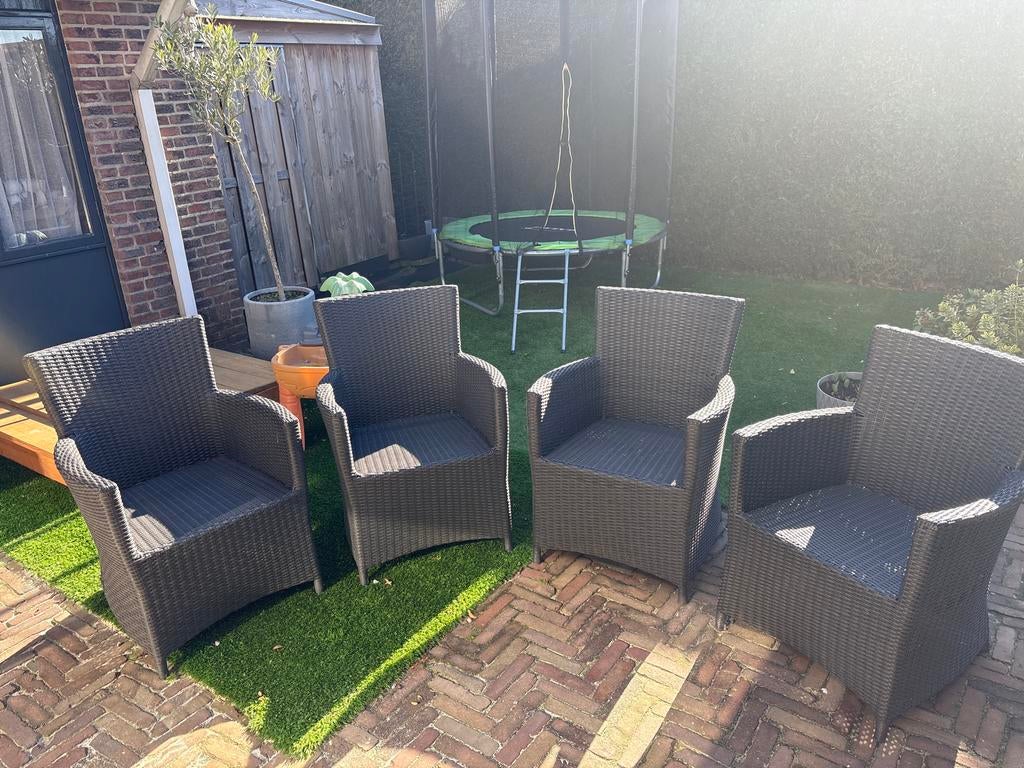 Bois le Duc Wicker Tuinstoelen, Ophalen, Gebruikt, Wicker