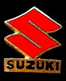 Suzuki pin- rood emaille, Verzenden, Nieuw, Transport, Speldje of Pin