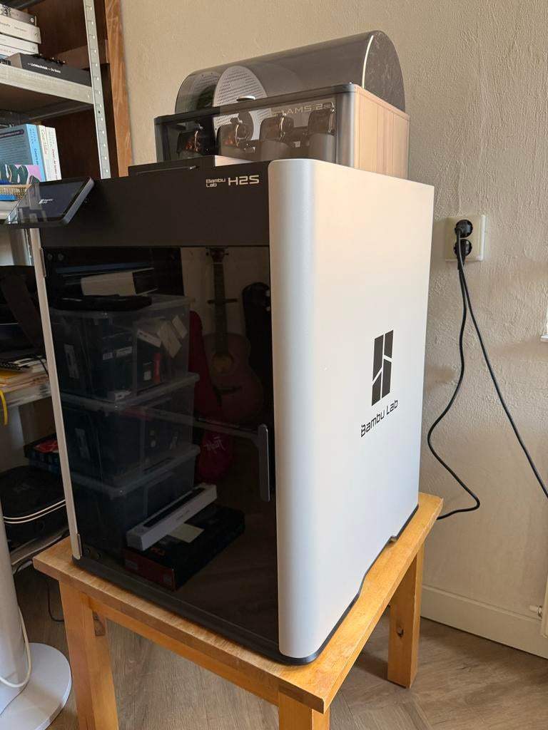 Bambu Lab HS2 met AMS - Nieuwstaat, Computers en Software, 3D Printers, Ophalen, Ingebouwde Wi-Fi, Zo goed als nieuw