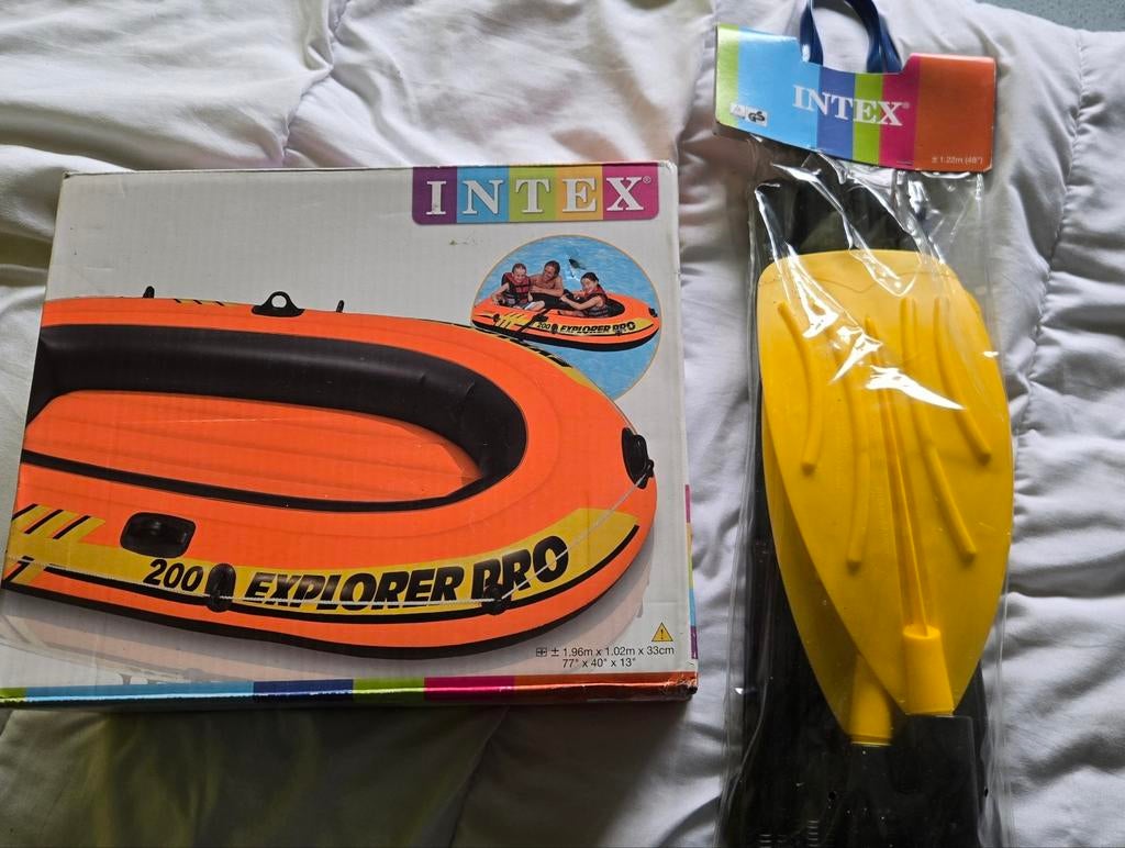 Opblaasboot met peddels, Ophalen of Verzenden, Nieuw