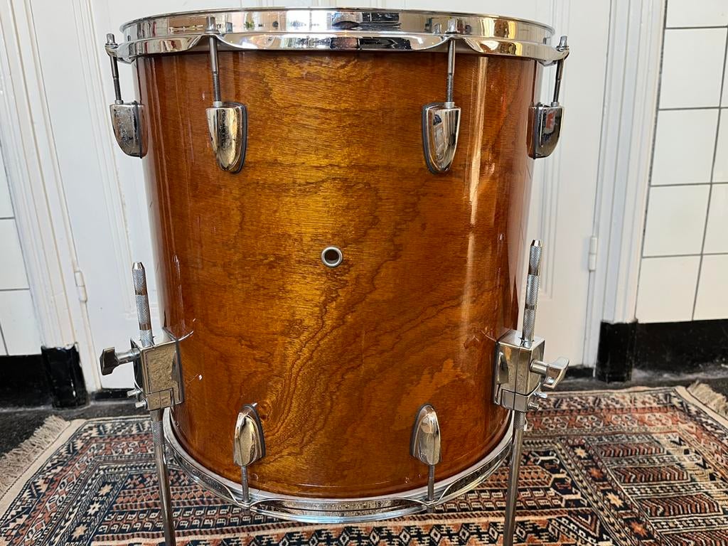 Maple Floortom 16” gelakt, met prachtige houtnerf, Stagg Jia, Gebruikt, Stagg, Belgium, Nvt