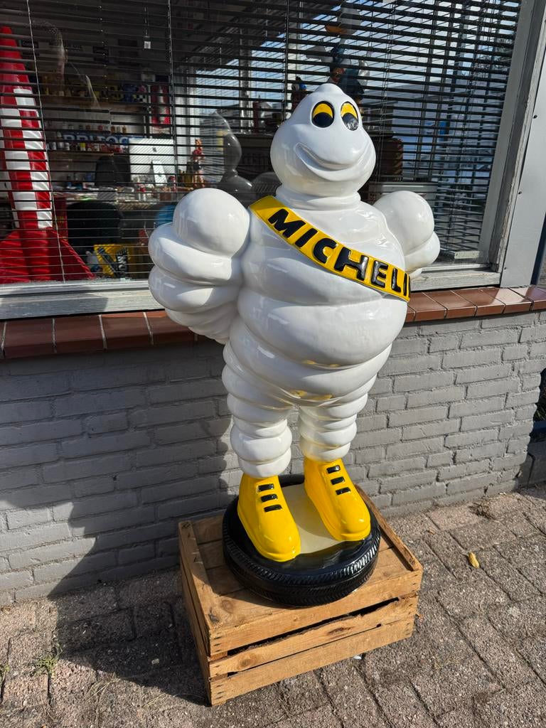 Grote Michelin Bibendum Beeld - Uniek Verzamelobject, Verzamelen, Ophalen, Reclamebord, ., Zo goed als nieuw