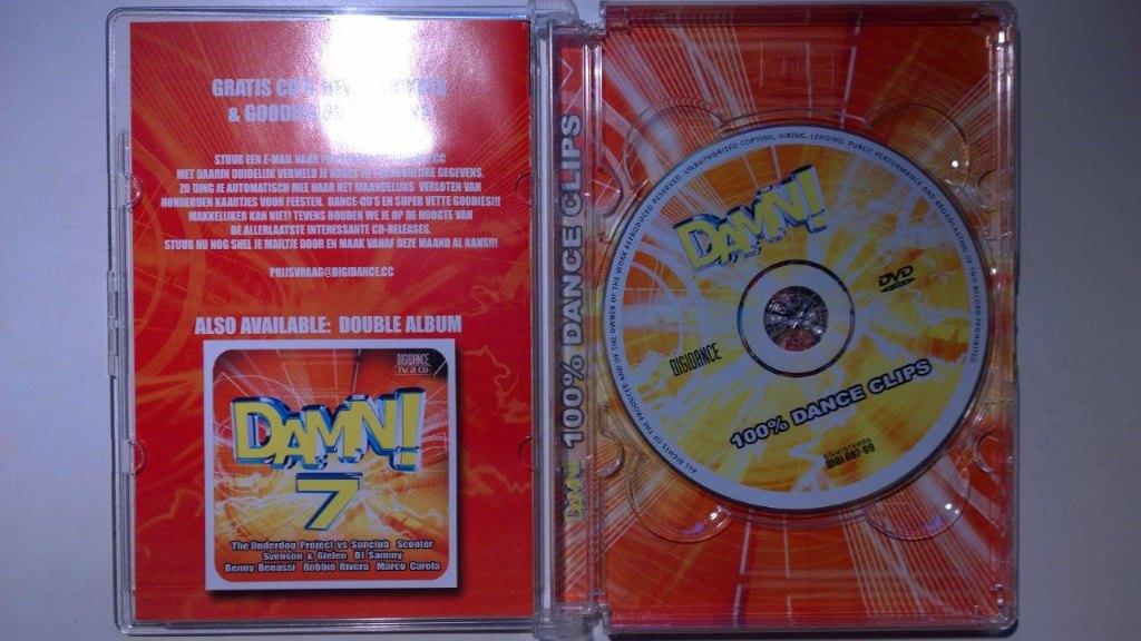 Damn! 100% Dance Clips (DVD), Alle leeftijden, Ophalen of Verzenden, Zo goed als nieuw, Muziek en Concerten
