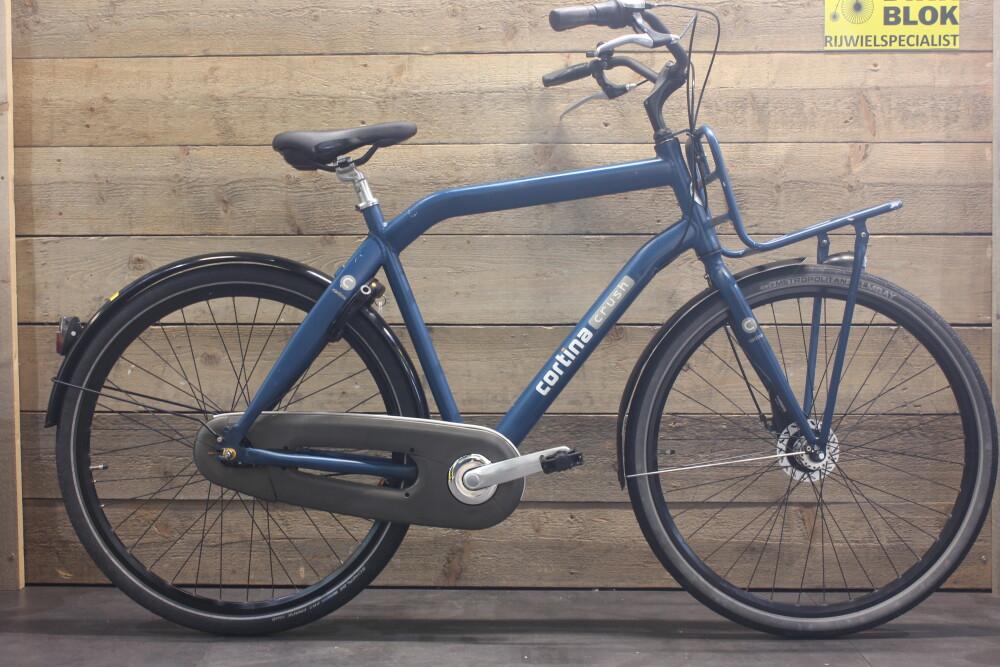 Cortina Crush transportfiets 7v H56 mat blauw +3mnd garantie, Niet ingevuld, Gebruikt, Niet ingevuld, Niet ingevuld