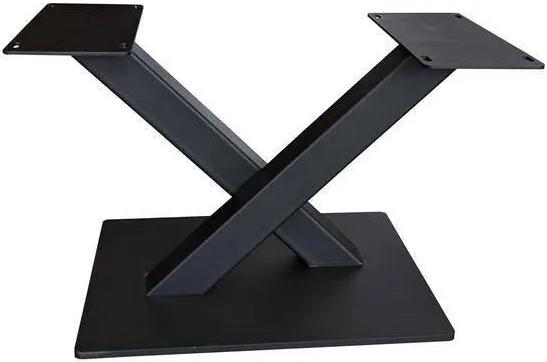 Stalen v poot voor grote tafel 121cm breed, Ophalen, 200 cm of meer, 50 tot 100 cm, Zo goed als nieuw