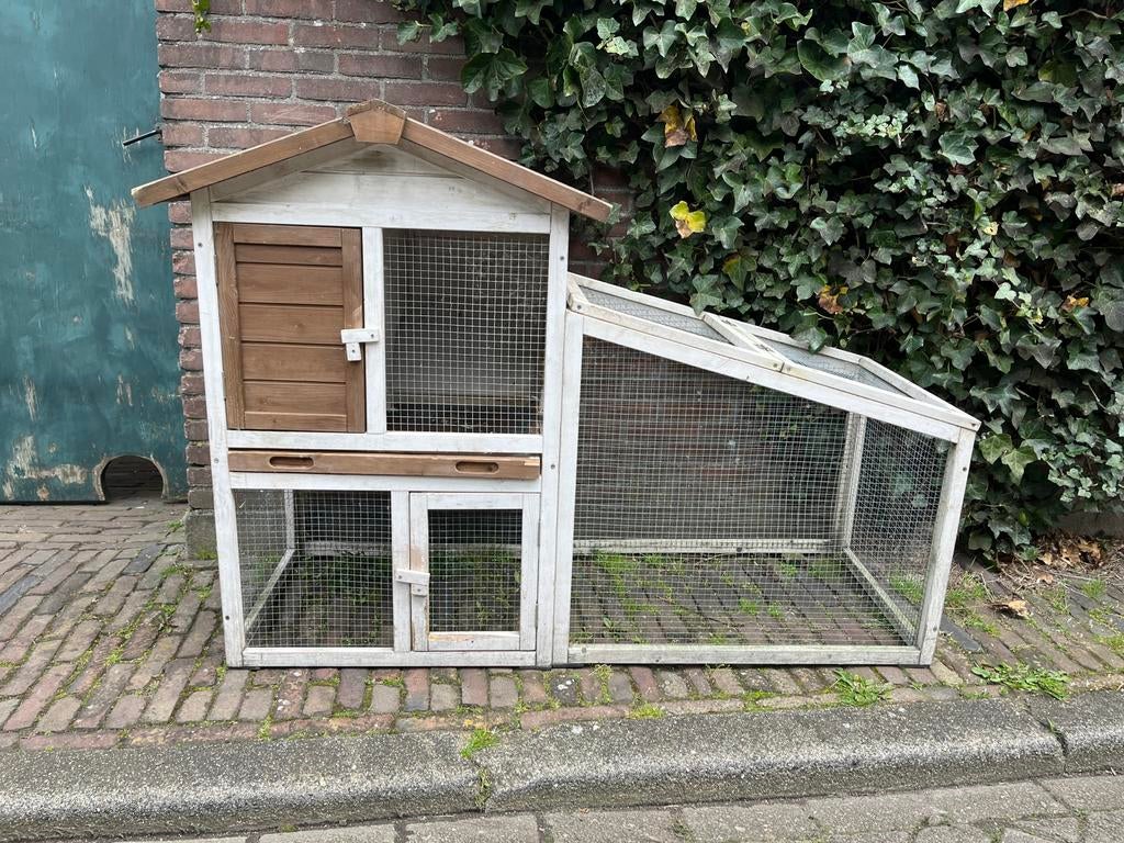 Konijenhok, Dieren en Toebehoren, Knaagdieren en Konijnen | Hokken en Kooien, Ophalen, 90 cm of meer, Konijn, Hok