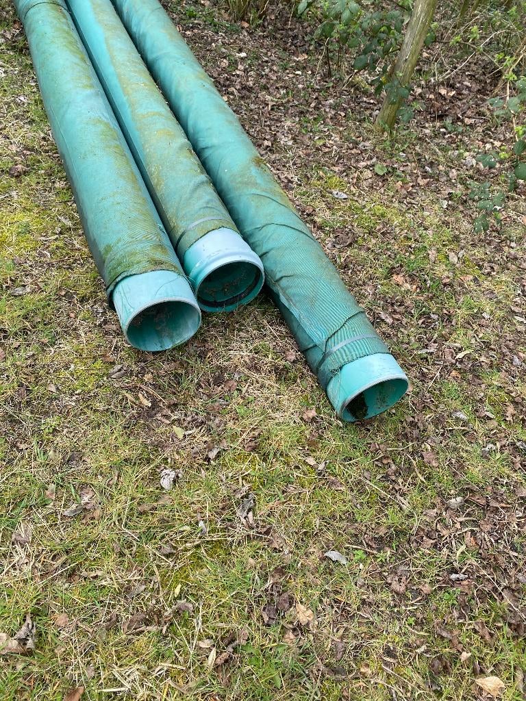 Duikerbuizen Duikers Drainagebuizen (Sloten Drainage Afvoer), Pvc, Overige typen, Zo goed als nieuw, 80 mm of meer