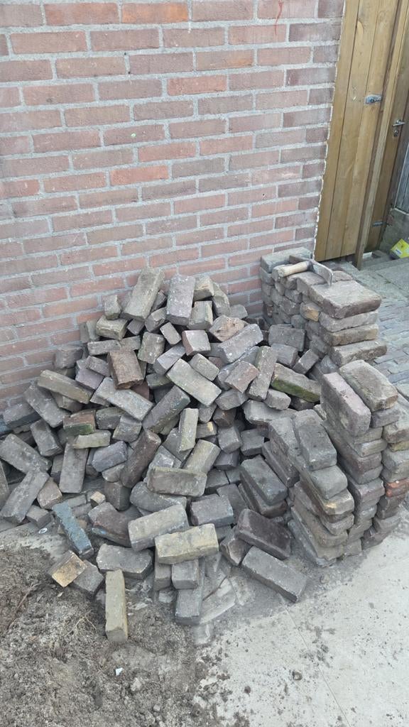 Oude gebakken walen voor tuin of bestrating, Ophalen of Verzenden, Gebruikt, Overige typen