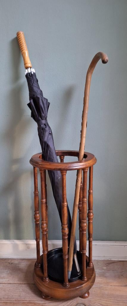 Oude parapluhouder, wandelstok houder, compleet, Antiek en Kunst, Curiosa en Brocante, Ophalen