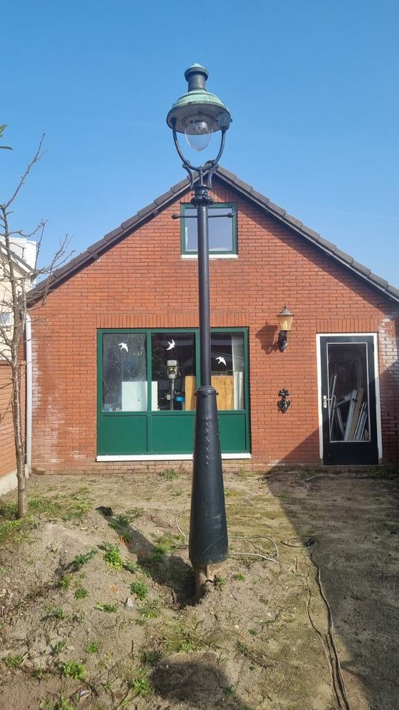 Oude originele straatlantaarn - Klassieke buitenverlichting, Ophalen, Gebruikt, Klassiek, Antiek, Vintage