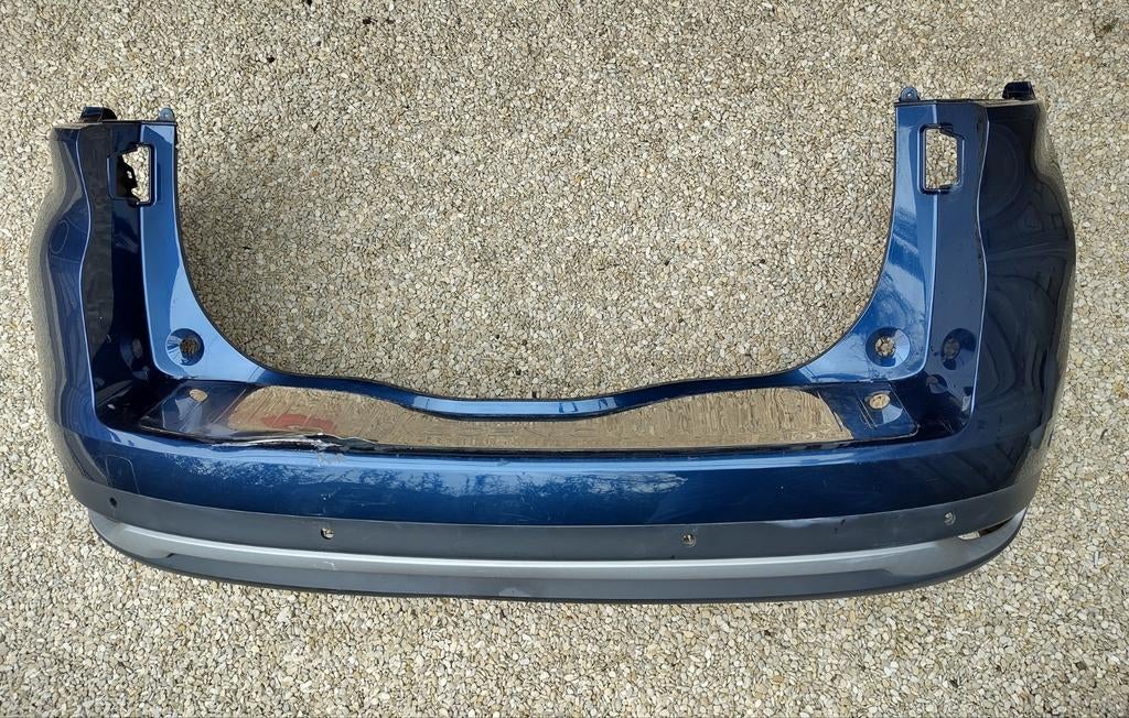 Achterbumper Renault Grand Scenic IV / 4 - blauw - schade, Ophalen, Gebruikt, Renault, Achter