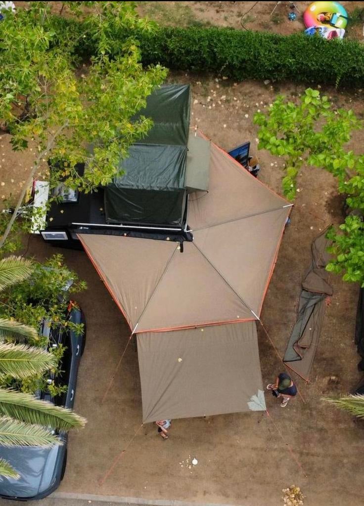 Oztent foxwing, heerlijke luifel, Ophalen