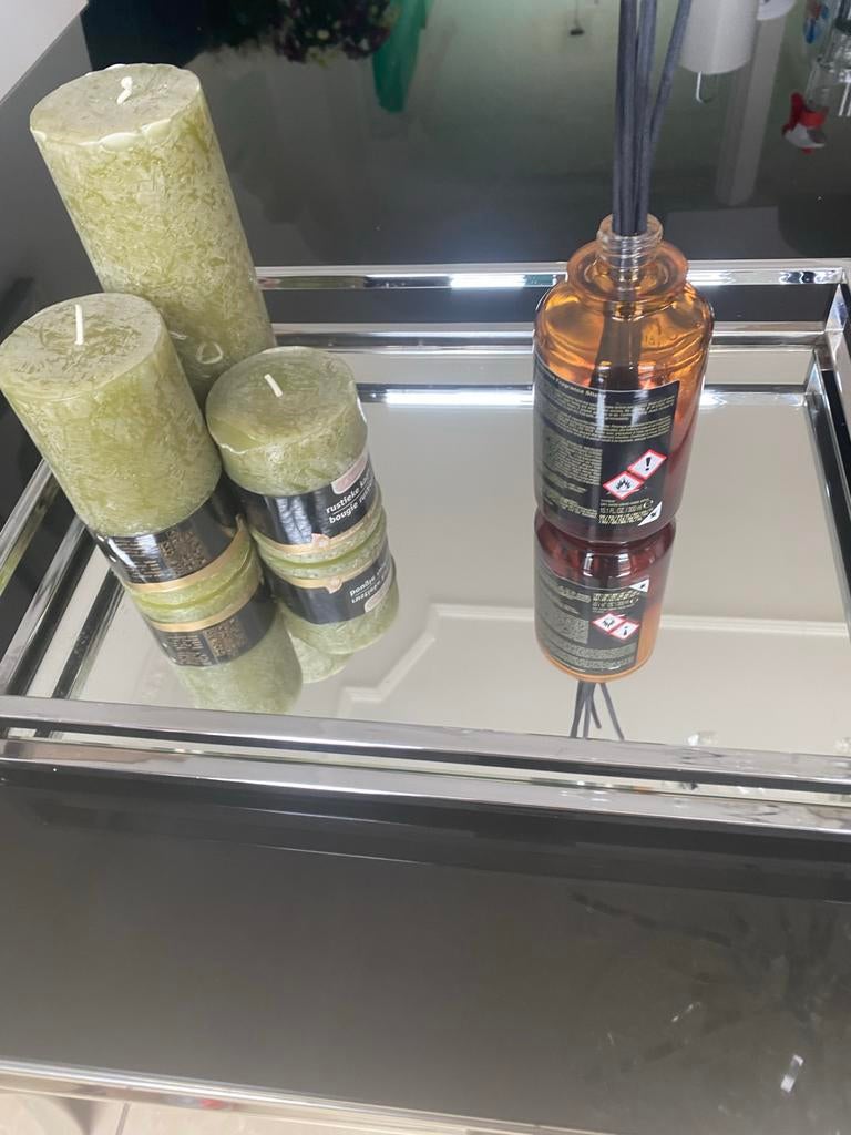 Erick Kusters dienblad - Spiegeldienblad, Ophalen of Verzenden, Zo goed als nieuw, Rechthoekig, Metaal