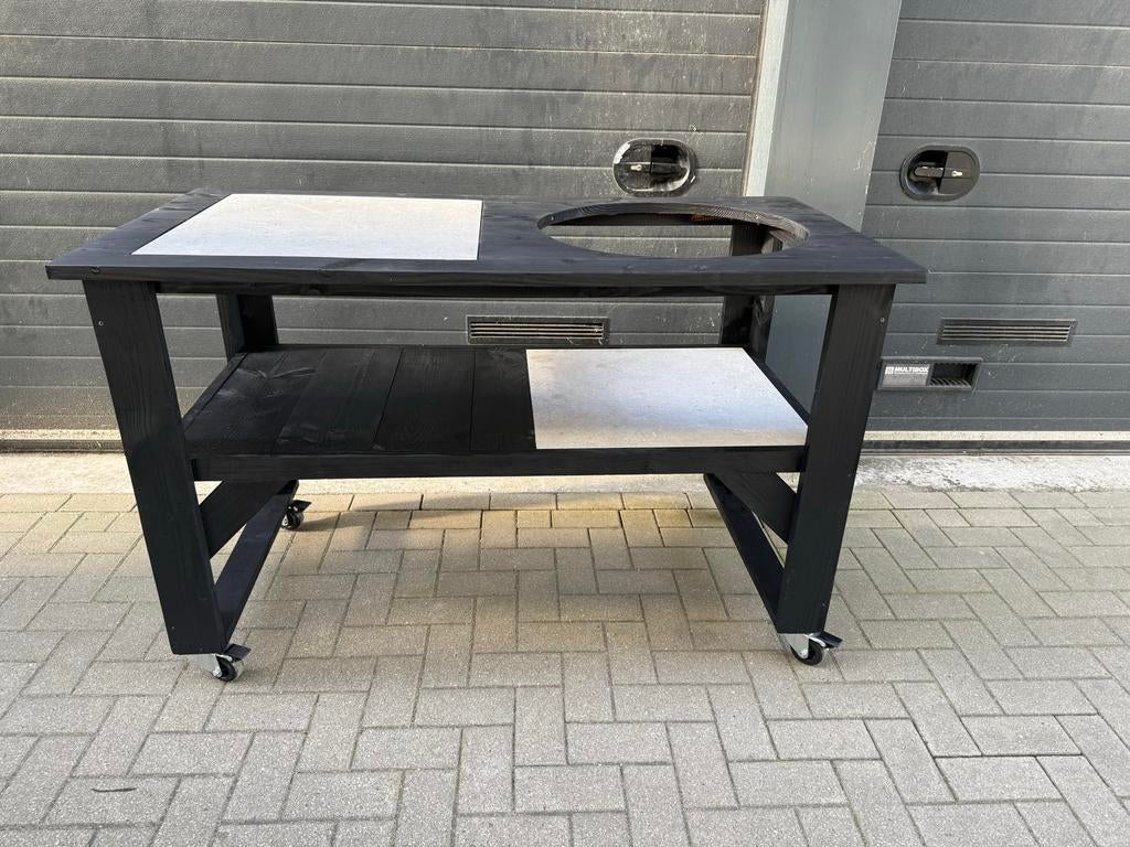 The Bastard Urban Large BBQ Tafel - Zwart Hout, Tuin en Terras, Buitenkeukens, Ophalen, Nieuw, Houtskool, Vrijstaand