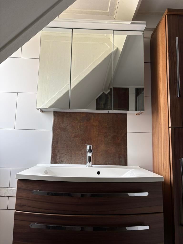 Badkamermeubel bruin, Ophalen, Gebruikt, 50 tot 100 cm, 25 tot 50 cm