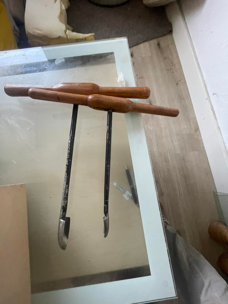 2 Klompenboren - Ambachtelijk Gereedschap, Doe-het-zelf en Verbouw, Gereedschap | Handgereedschap, Gebruikt, Ophalen of Verzenden