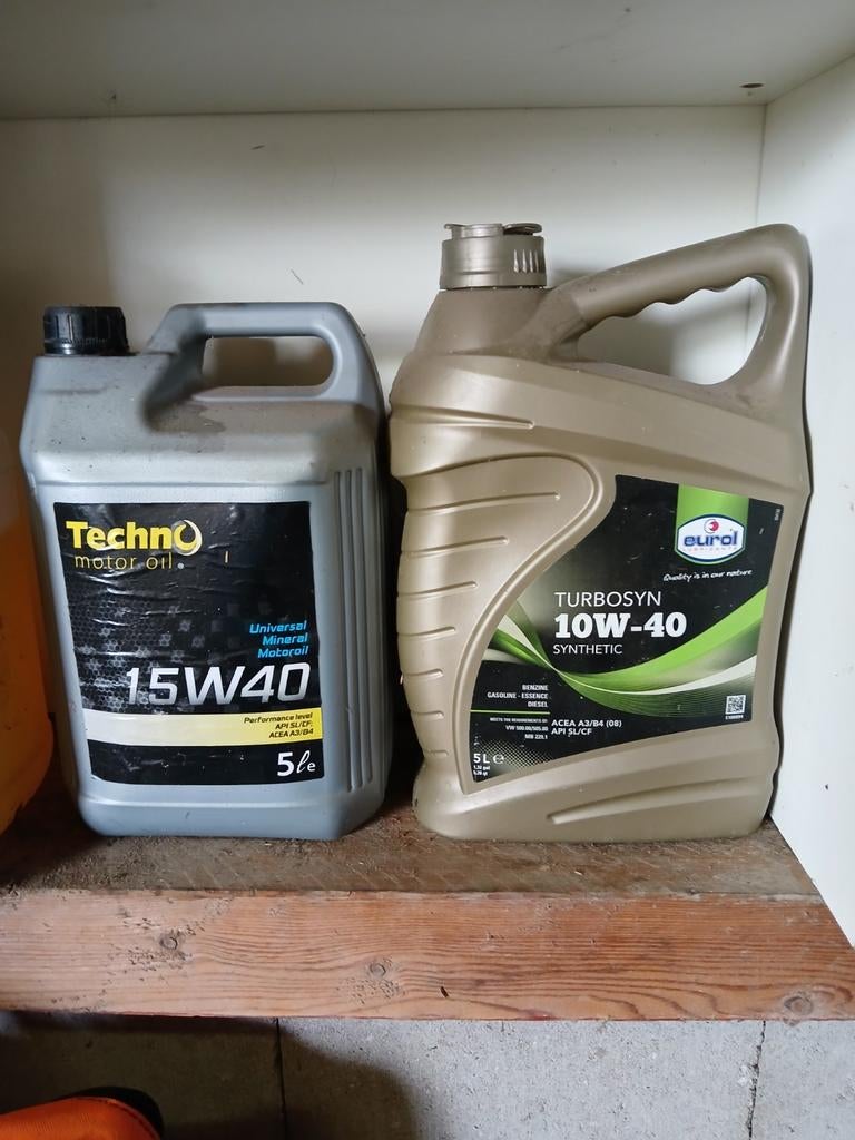 Olie auto/scooter, Ophalen