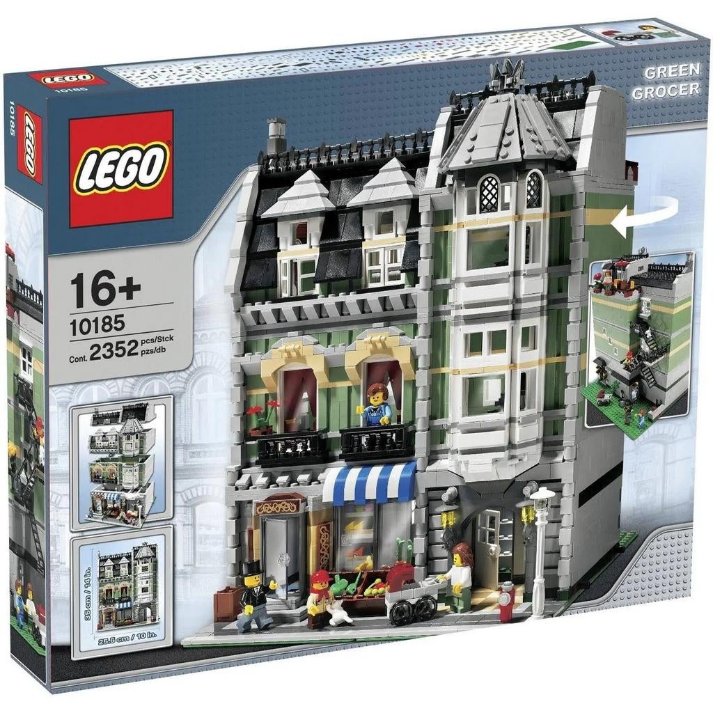 Gezocht : lege doos green grocer lego, Ophalen of Verzenden