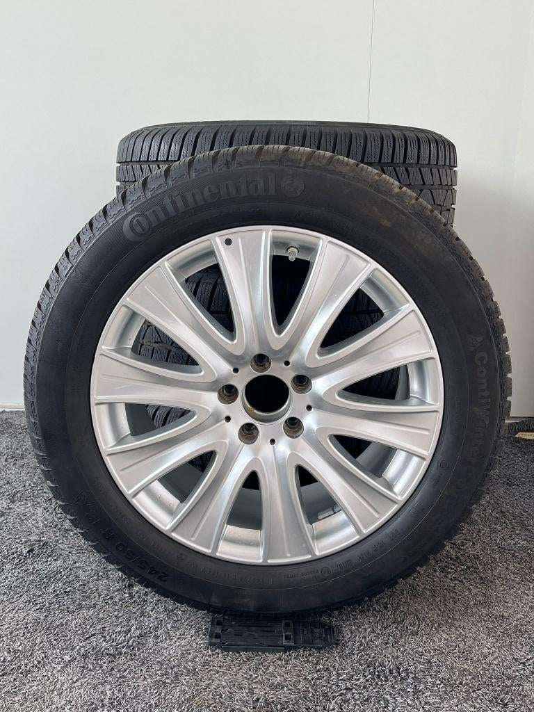 18" Mercedes-Benz S-Klasse W222 Velgen met winterbanden, Auto-onderdelen, Banden en Velgen, 18 inch, Velg(en), Personenwagen, Gebruikt