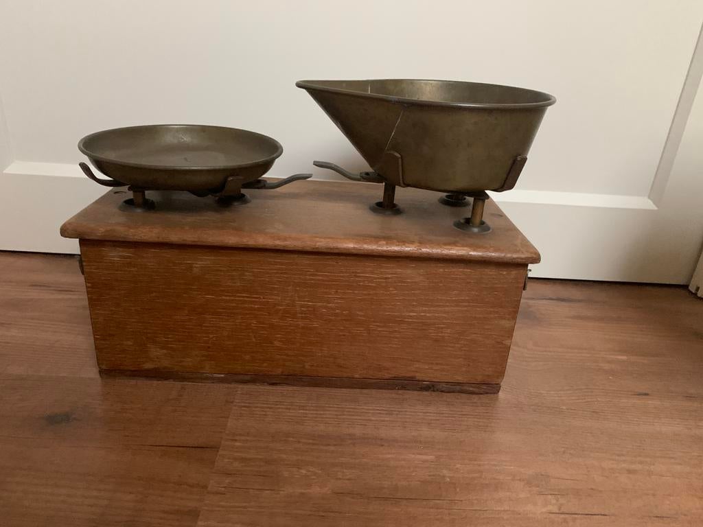 Antieke weegschaal, Ophalen of Verzenden