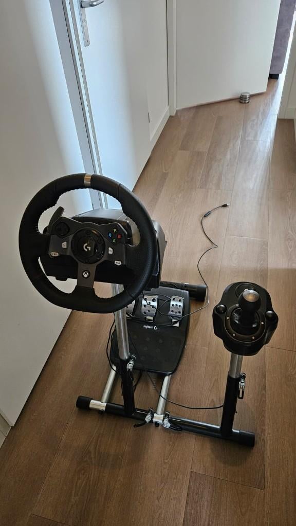 Logitech G920 met shifter + Wheelstand Pro Deluxe V2 Z.G.A.N, Spelcomputers en Games, Spelcomputers | Xbox | Accessoires, Ophalen