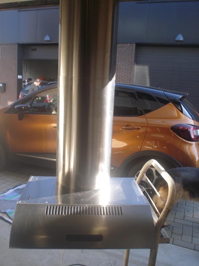 afzuigkap R.V.S Pelgrim plat model voor onder kastje, Ophalen, Gebruikt, Overige kleuren, 50 tot 100 cm