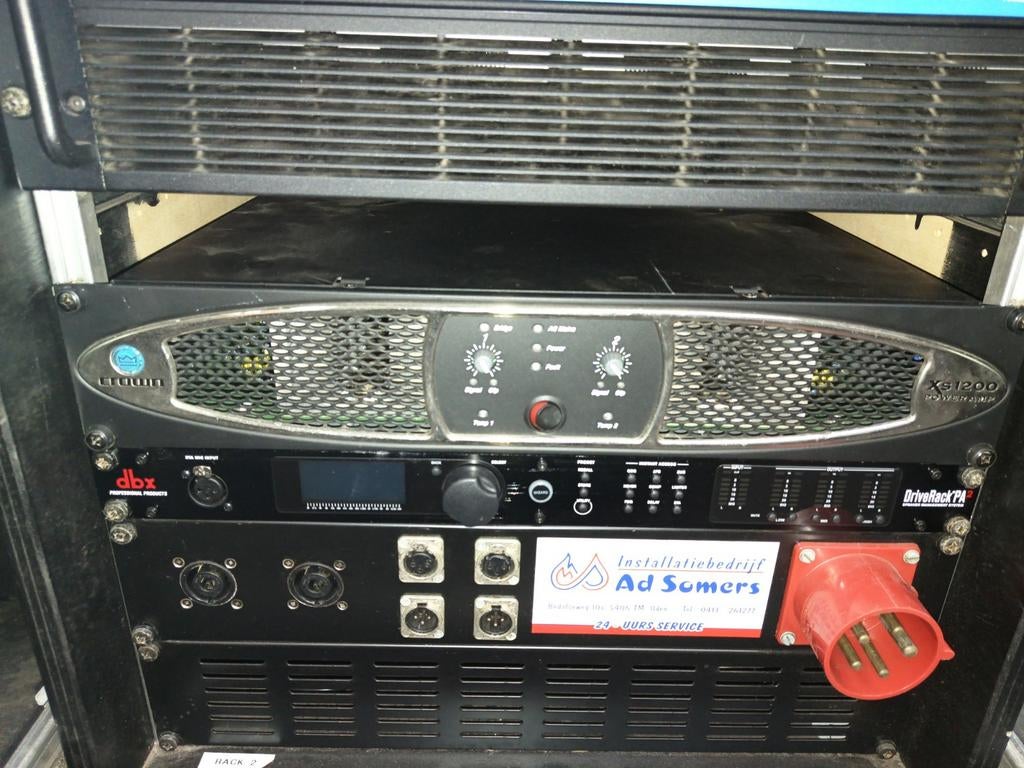 Crown xs1200 versterker, Ophalen