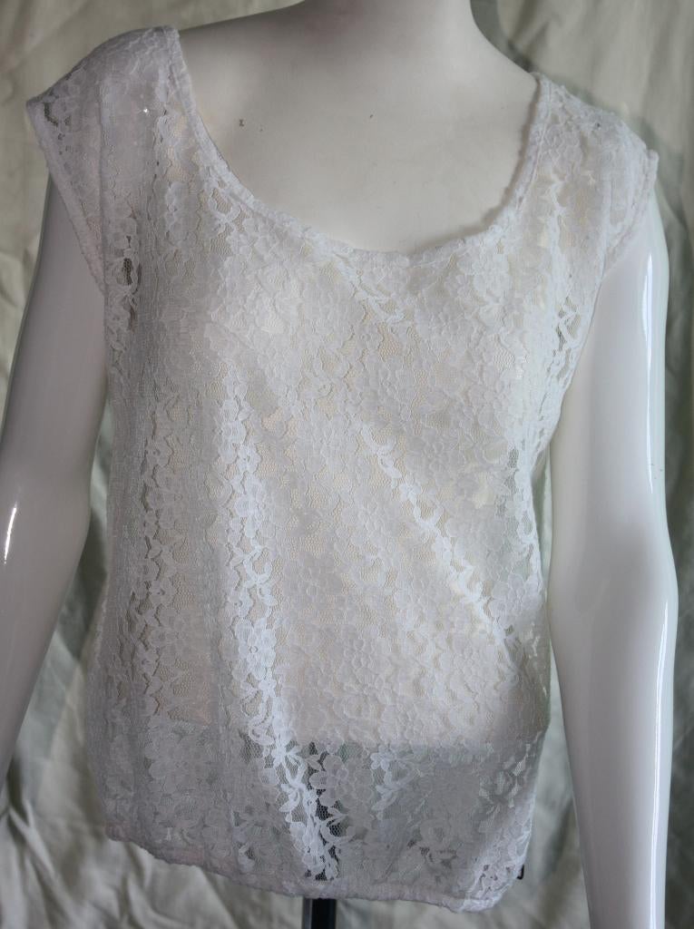 Nieuwe witte America Today top mt M, Maat 38/40 (M), Wit, Nieuw, Ophalen of Verzenden