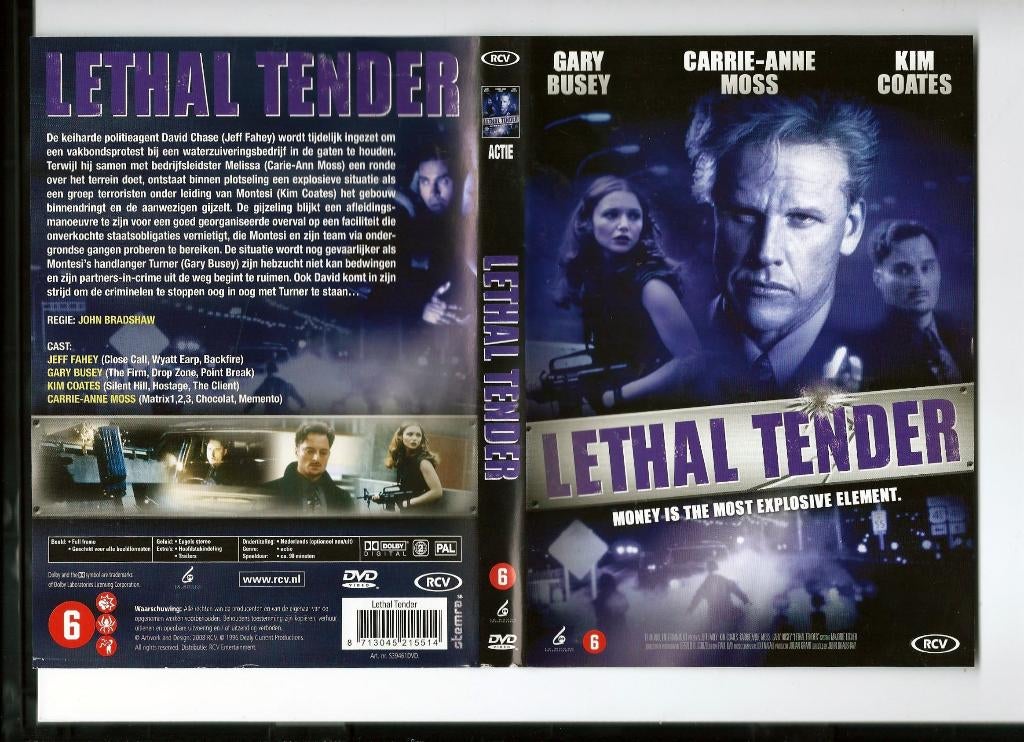 Lethal Tender, Vanaf 6 jaar, Ophalen of Verzenden, Zo goed als nieuw, Actiethriller