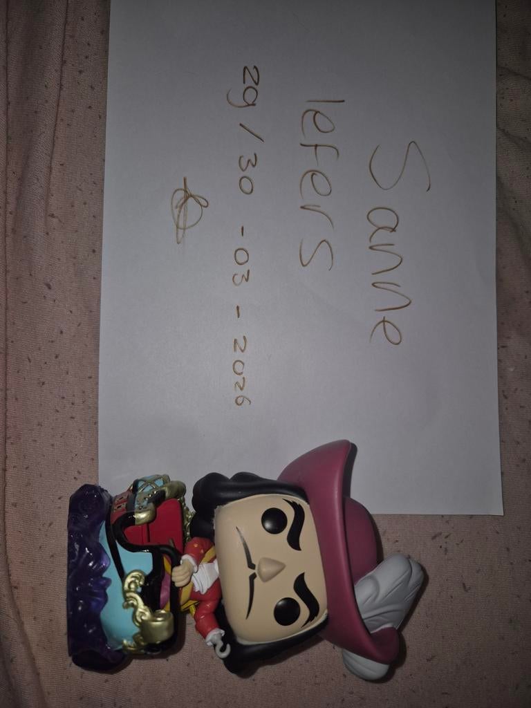 Funko pop - Disney - Captain Hook, Ophalen of Verzenden, Zo goed als nieuw