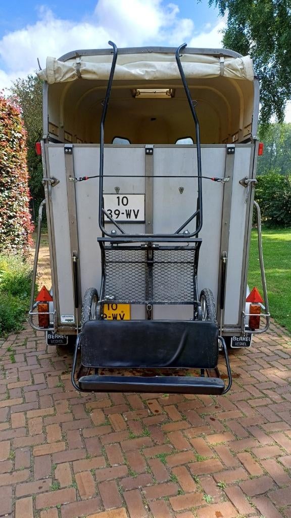 Te koop WACO 2 paards trailer, Ophalen, Gebruikt, Hout, 2-paards trailer