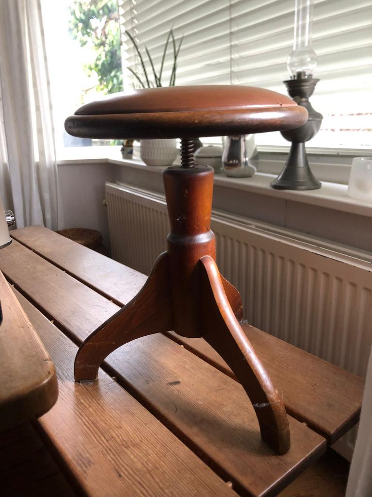 Piano kruk, Muziek en Instrumenten, Piano's, Ophalen, Zwart