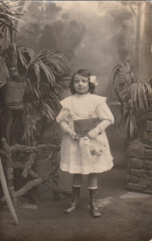 fotokaart  -   communie  kant, Verzenden, Voor 1940, Zo goed als nieuw