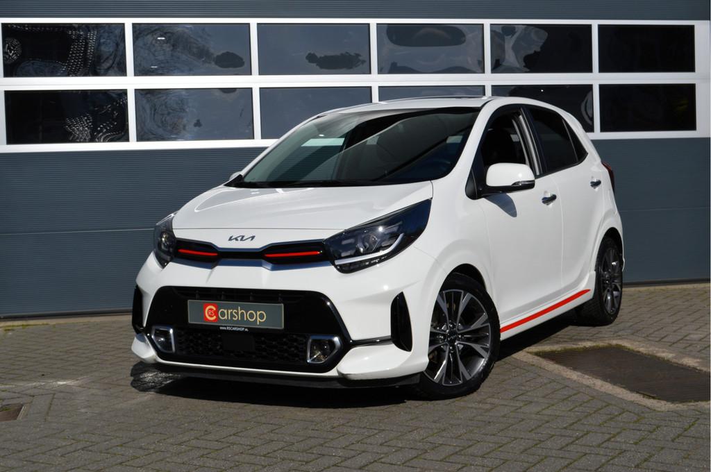 Kia Picanto 1.0 T-GDi GT-Line | Schuifdak/Carplay/Camera/Bom, 12 maanden, 101 pk, Gebruikt, Euro 6