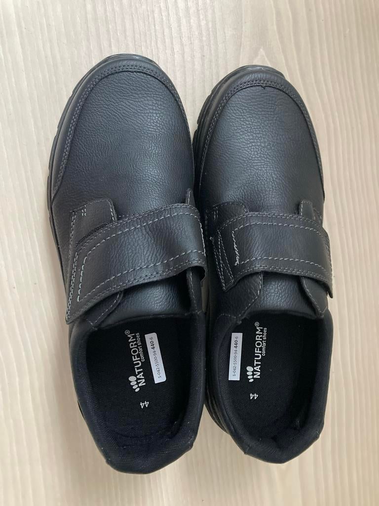 Nieuwe Heren Klittenband Schoenen Maat 44, Ophalen of Verzenden, Nieuw, Zwart, Overige typen