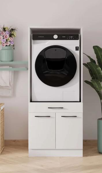 Wasmachine / droger Kast NIEUW, Ophalen, Met deur(en), Nieuw, 150 tot 200 cm