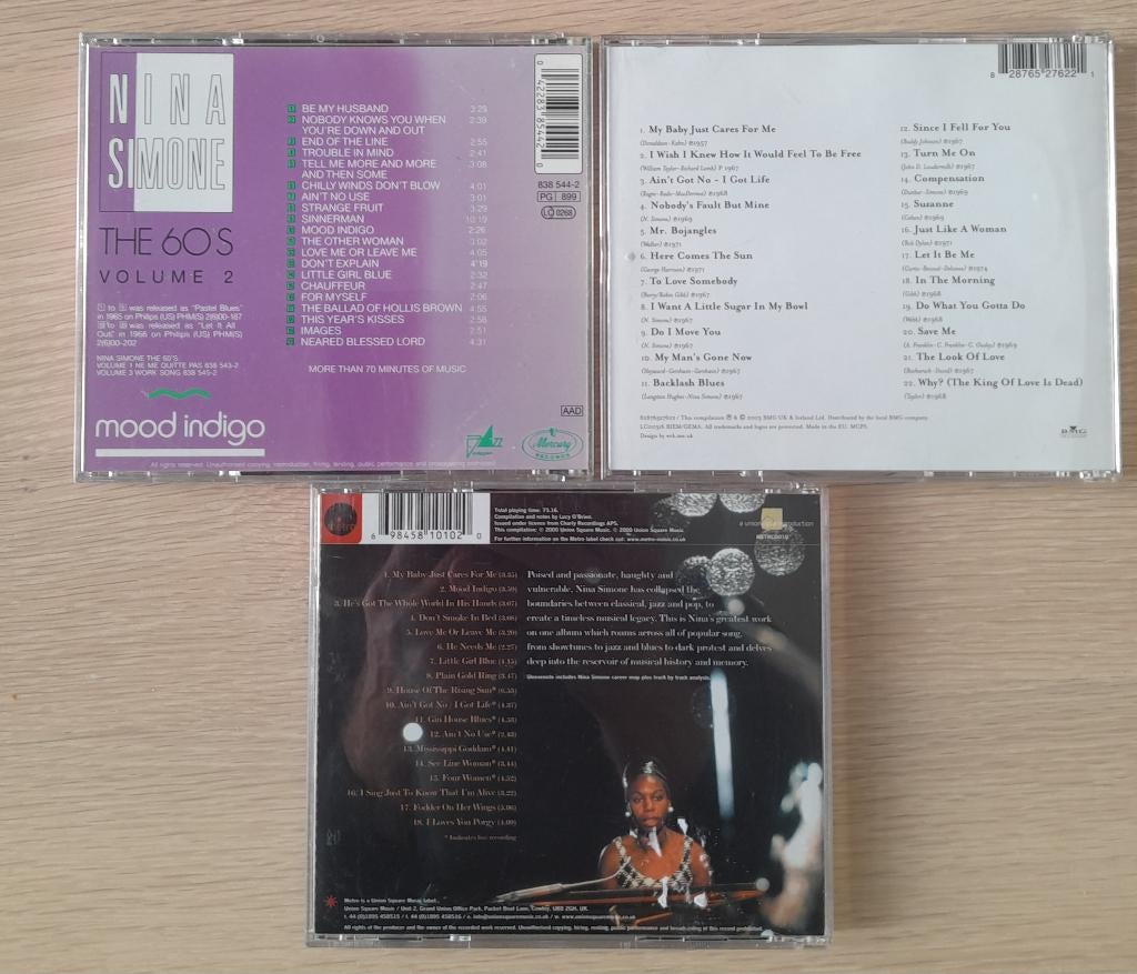 Nina simone (3cds), Cd's en Dvd's, Cd's | Jazz en Blues, Ophalen of Verzenden, 1960 tot 1980, Gebruikt, Jazz