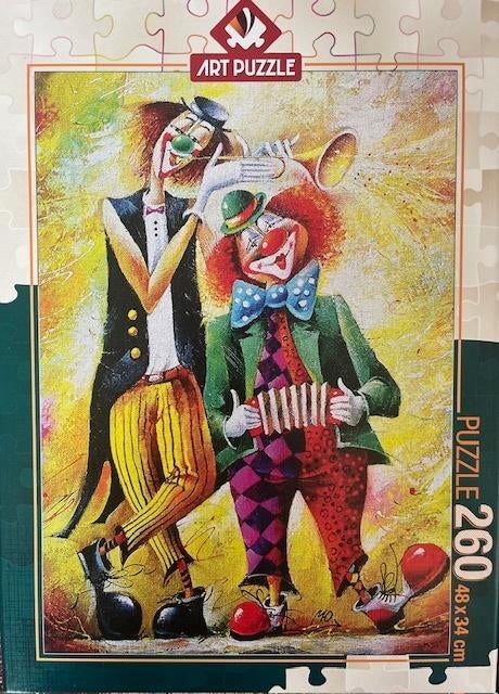 the musican clowns, Ophalen of Verzenden, Minder dan 500 stukjes, Zo goed als nieuw, Legpuzzel