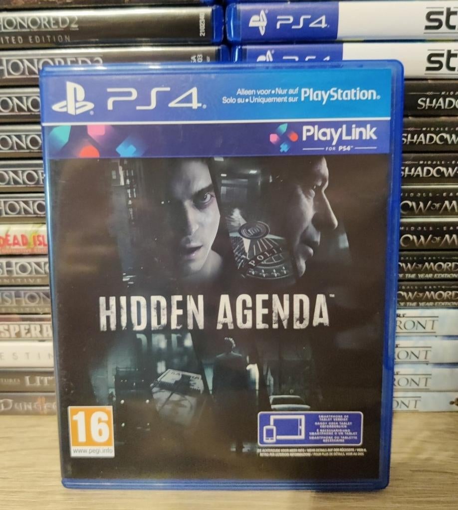 Hidden agenda playstation 4, J, 1 speler, Ophalen of Verzenden, Zo goed als nieuw
