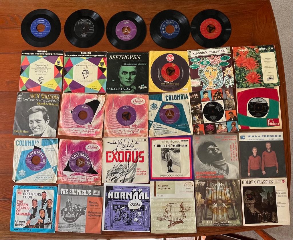 Singles 1960-1980, Cd's en Dvd's, Vinyl Singles, Ophalen, Gebruikt, Overige genres, 7 inch