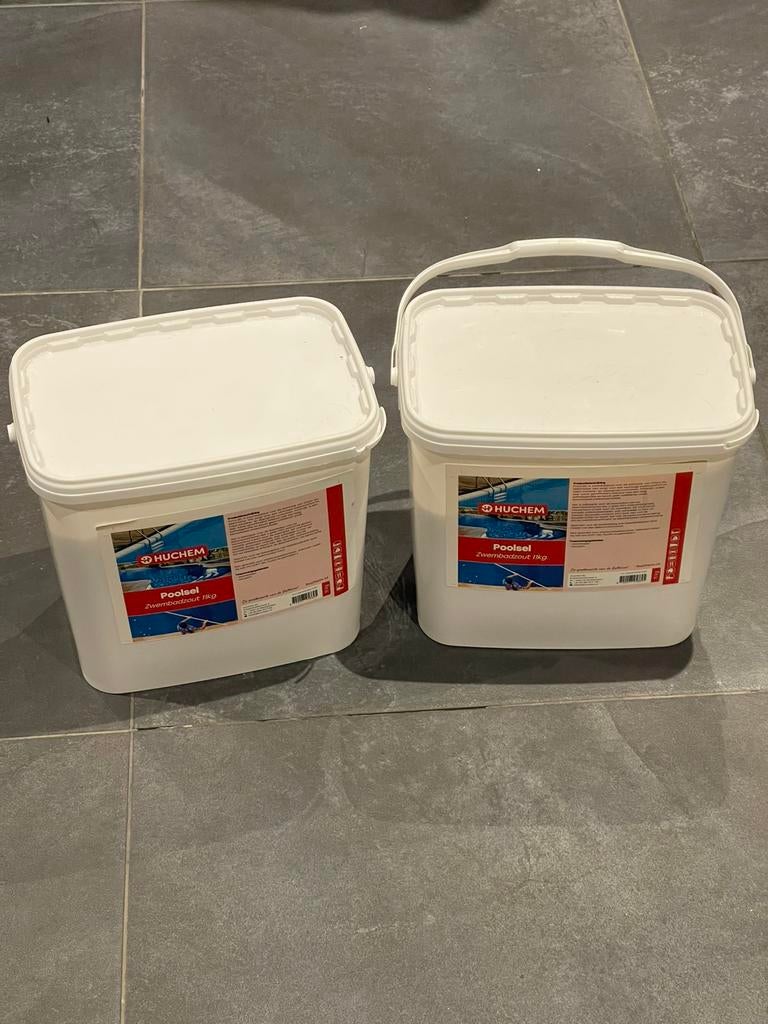 Poolsel Zwembadzout Elektrolyse recreatie bad zout 22kg, Ophalen, Zo goed als nieuw
