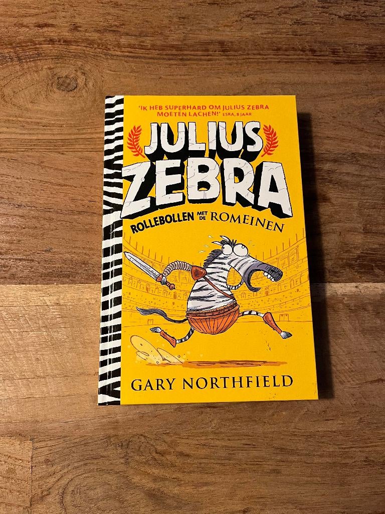 Boek 'Julius Zebra, rollebollen met de romeinen', Ophalen of Verzenden, Nieuw, Gary Northfield